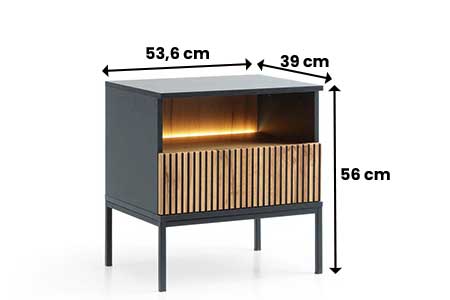 Dimensions de la table de chevet