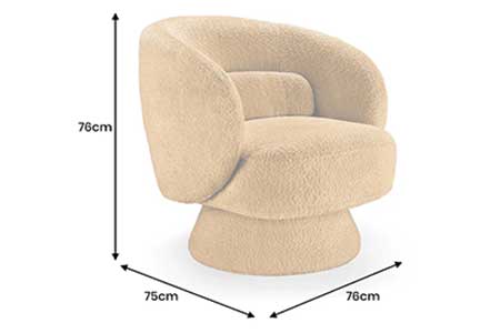 Fauteuil rotatif 1 place