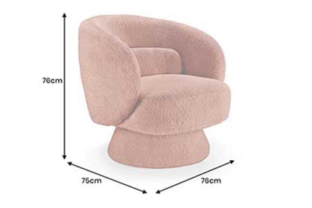 Fauteuil rotatif 1 place rouille