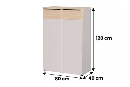 Armoire de classement 2 portes