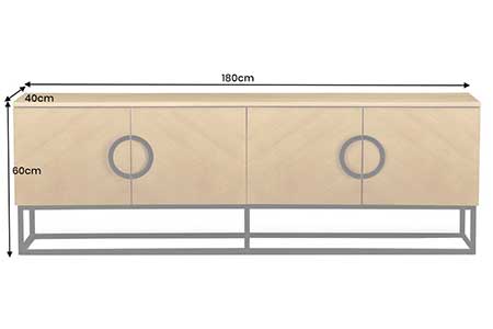Dimensions du meuble TV moderne