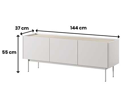 Dimensions du meuble tv moderne