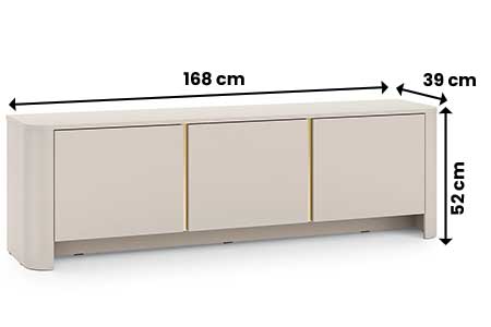 Dimensions du meuble tv bari