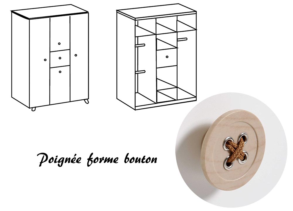 chambre enfant complète de style scandinave