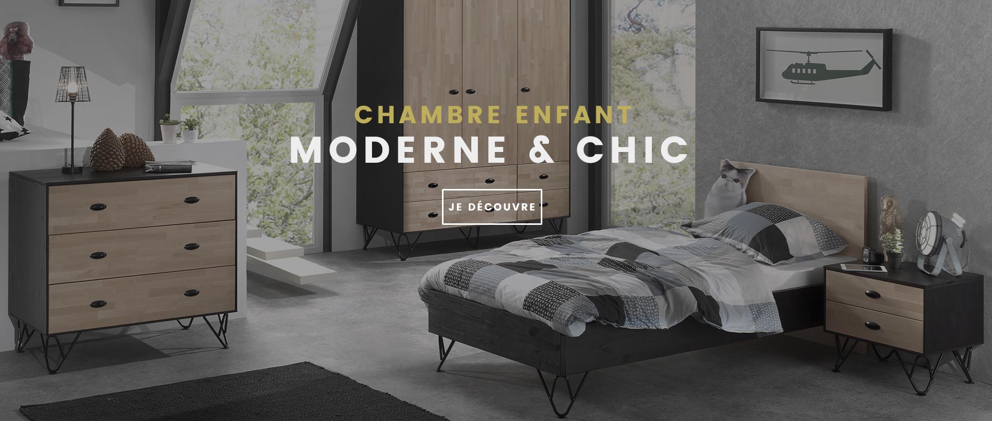 Chambre enfant compl&egrave;te