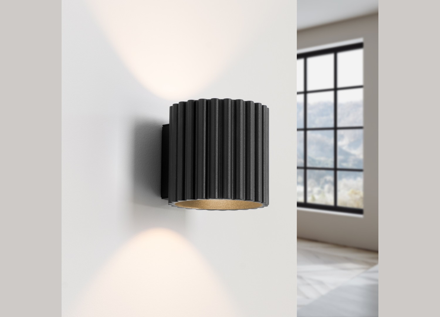 Applique murale AURA noir G9 – vue complémentaire 3