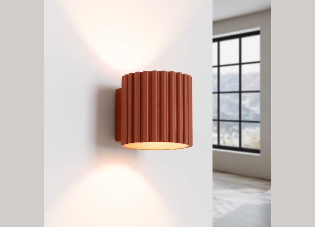 Applique murale AURA ocre rouge G9 – vue complémentaire 3
