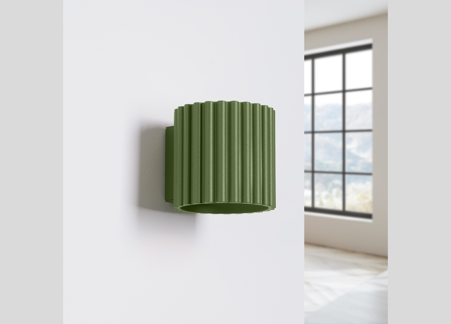 Applique murale AURA vert olive G9 – vue complémentaire 2