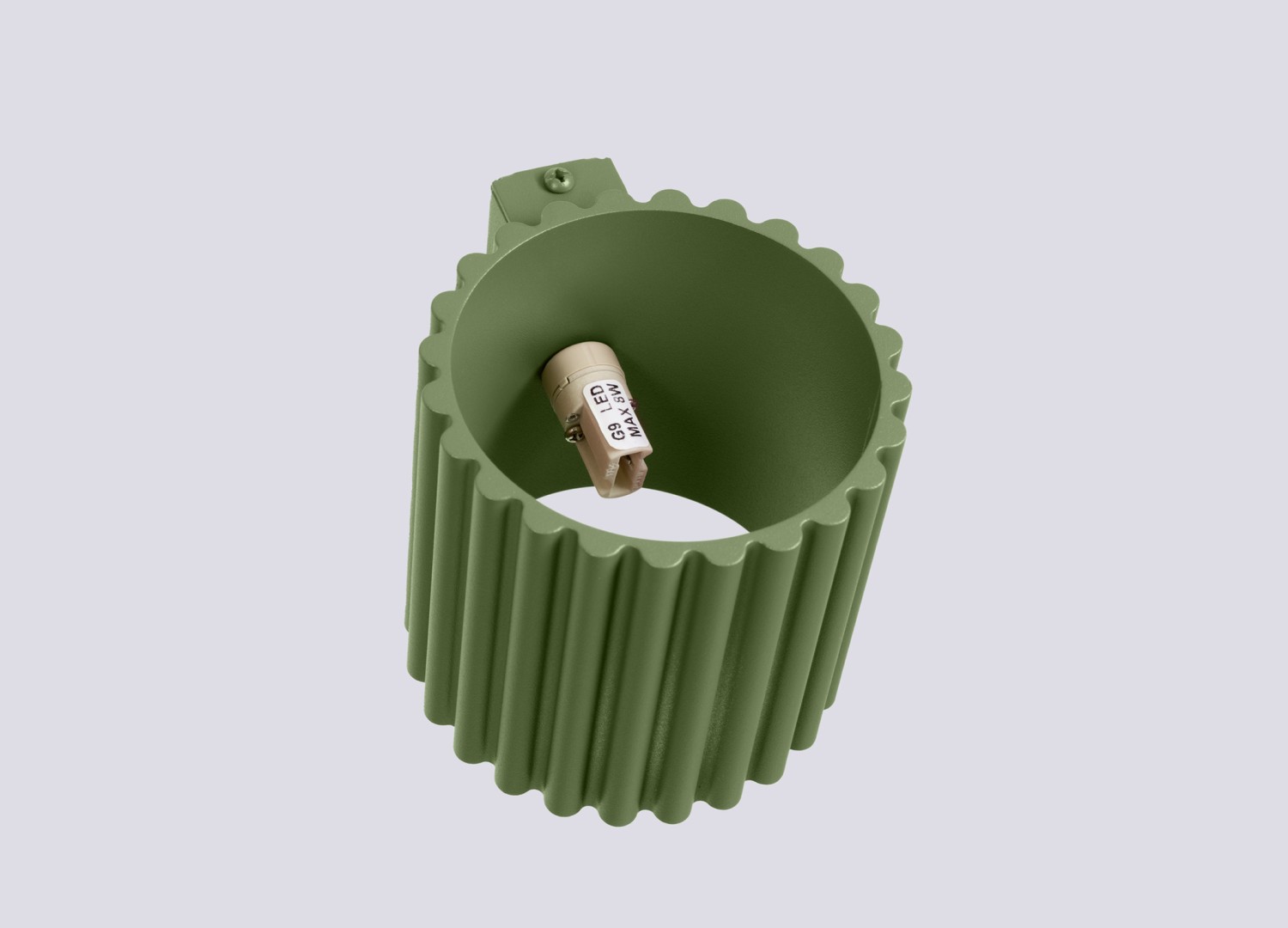 Applique murale AURA vert olive G9 – vue complémentaire 7