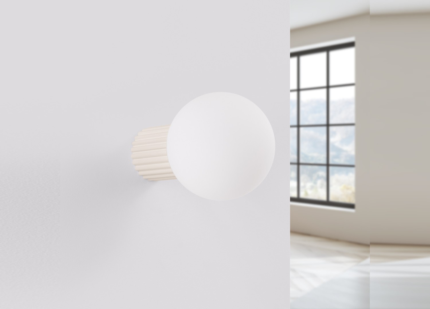Applique murale HALO beige IP44 – vue complémentaire 2