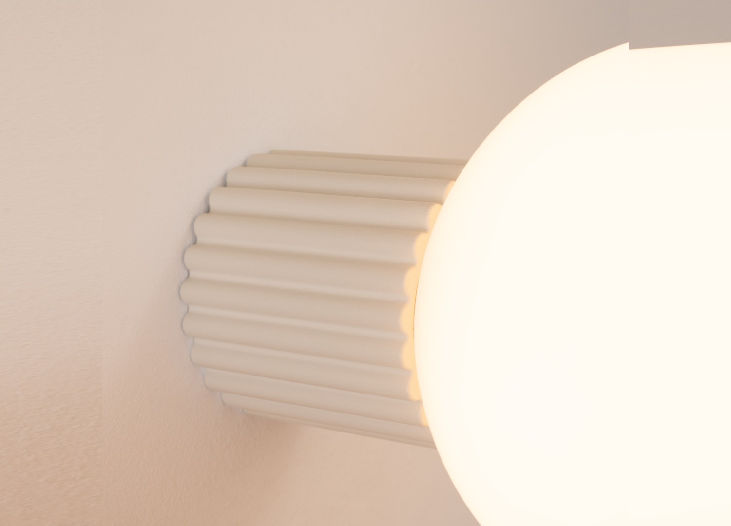 Applique murale HALO beige IP44 – vue complémentaire 4