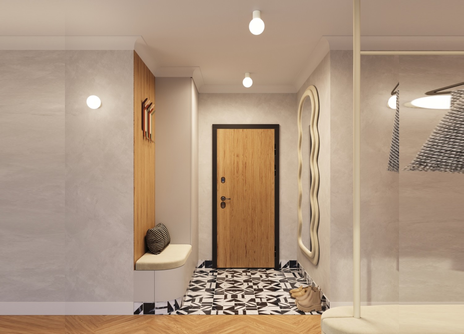Applique murale HALO beige IP44 – vue complémentaire 12