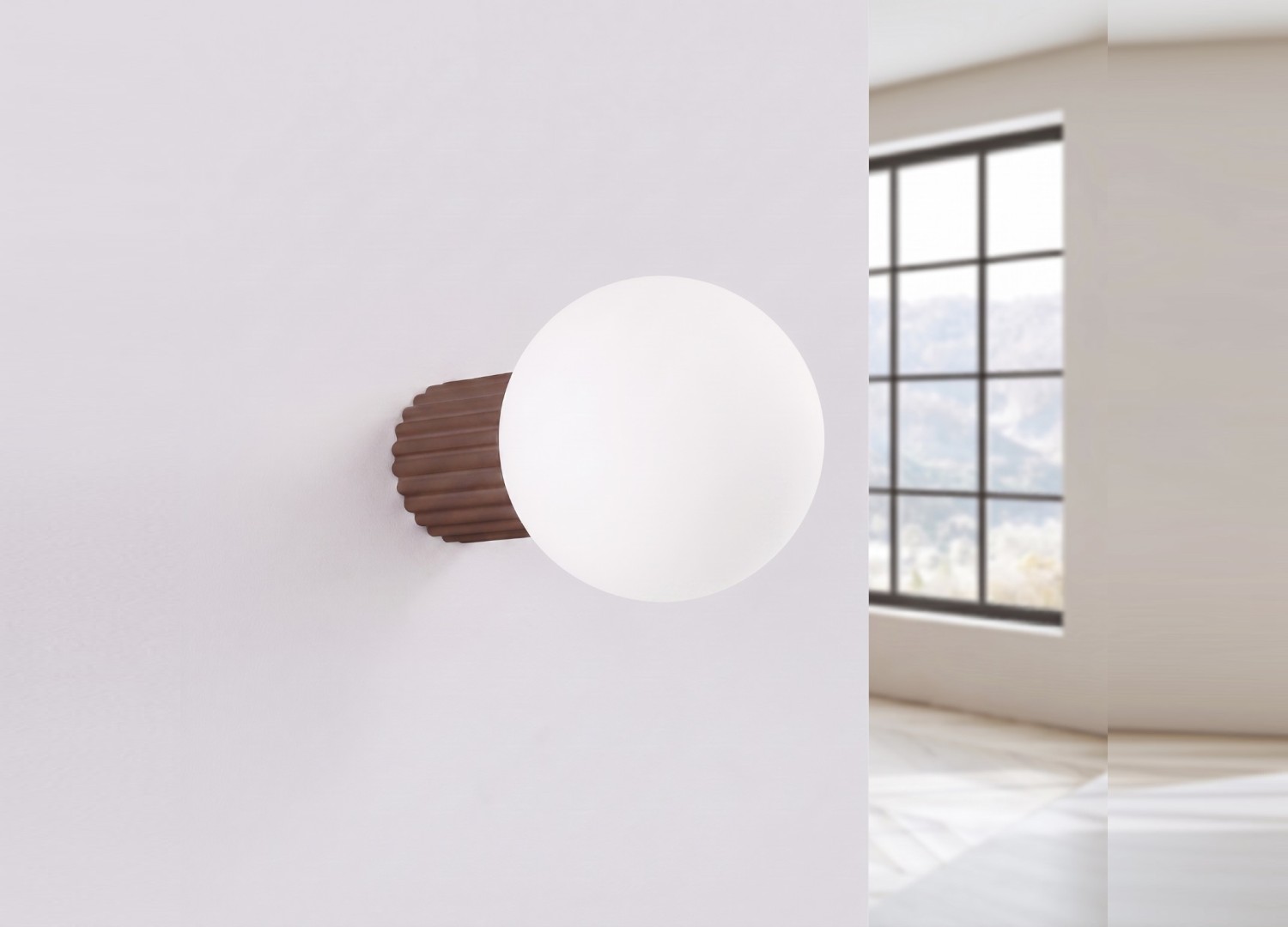Applique murale HALO marron IP44 – vue complémentaire 2