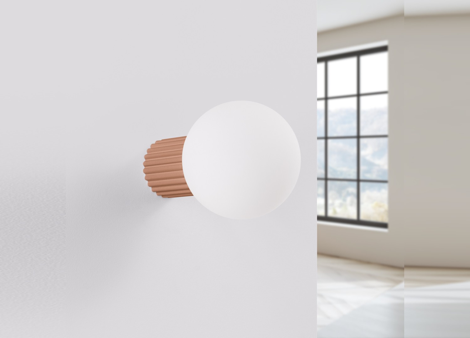 Applique murale HALO moka IP44 – vue complémentaire 2