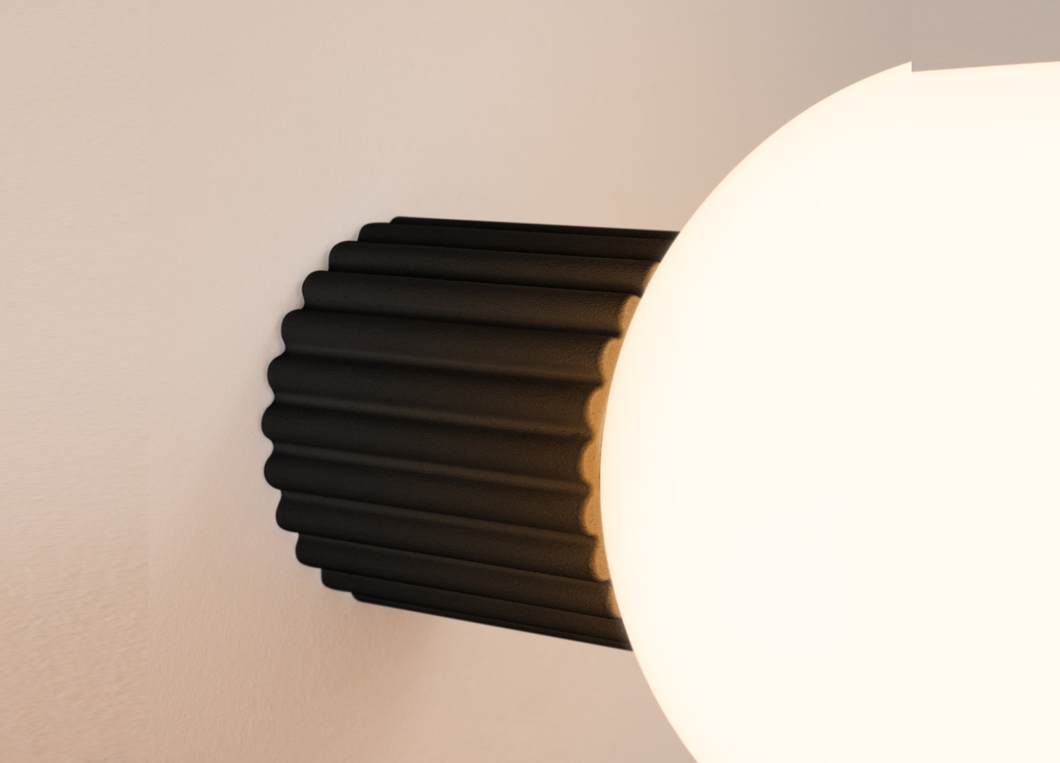Applique murale HALO noir IP44 – vue complémentaire 4