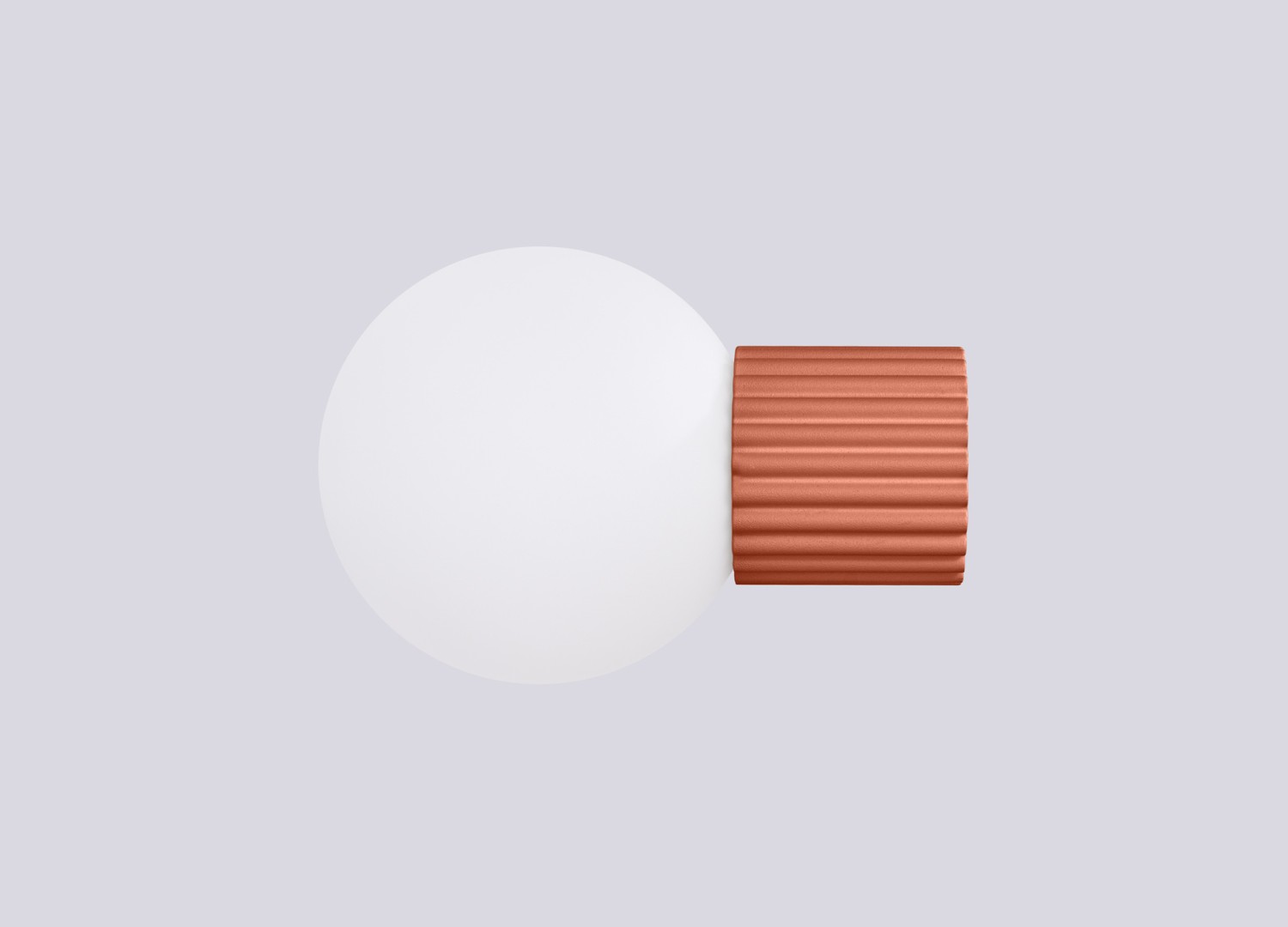 Applique murale HALO ocre rouge IP44 – vue complémentaire 5