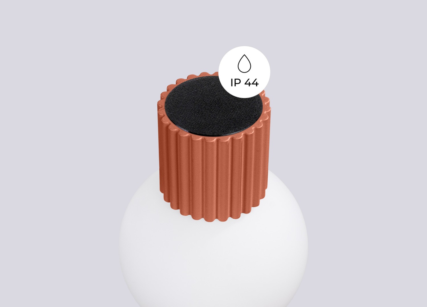 Applique murale HALO ocre rouge IP44 – vue complémentaire 8
