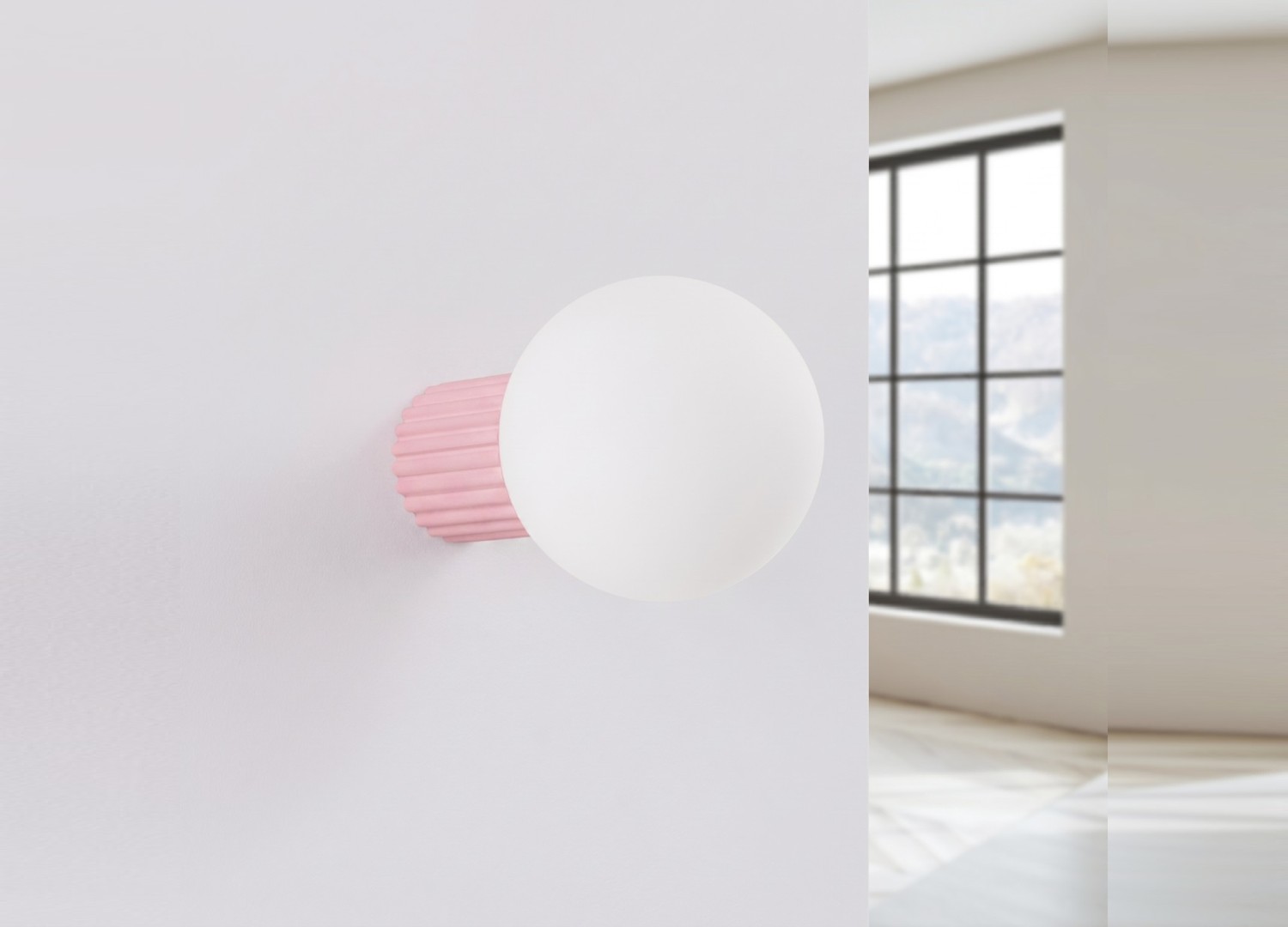 Applique murale HALO rose IP44 – vue complémentaire 2
