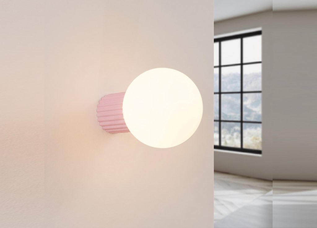 Applique murale HALO rose IP44 – vue complémentaire 3