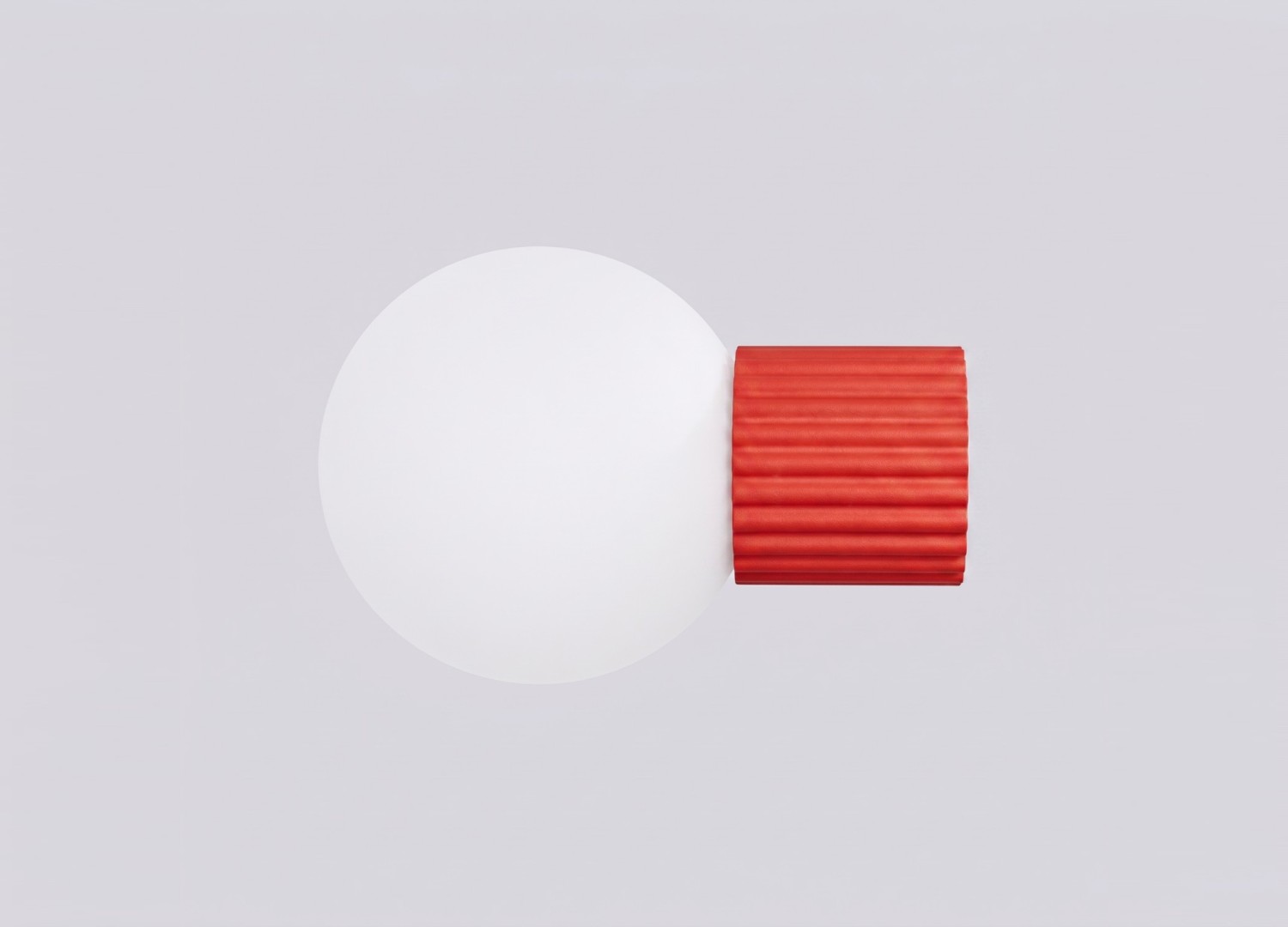 Applique murale HALO rouge IP44 – vue complémentaire 5