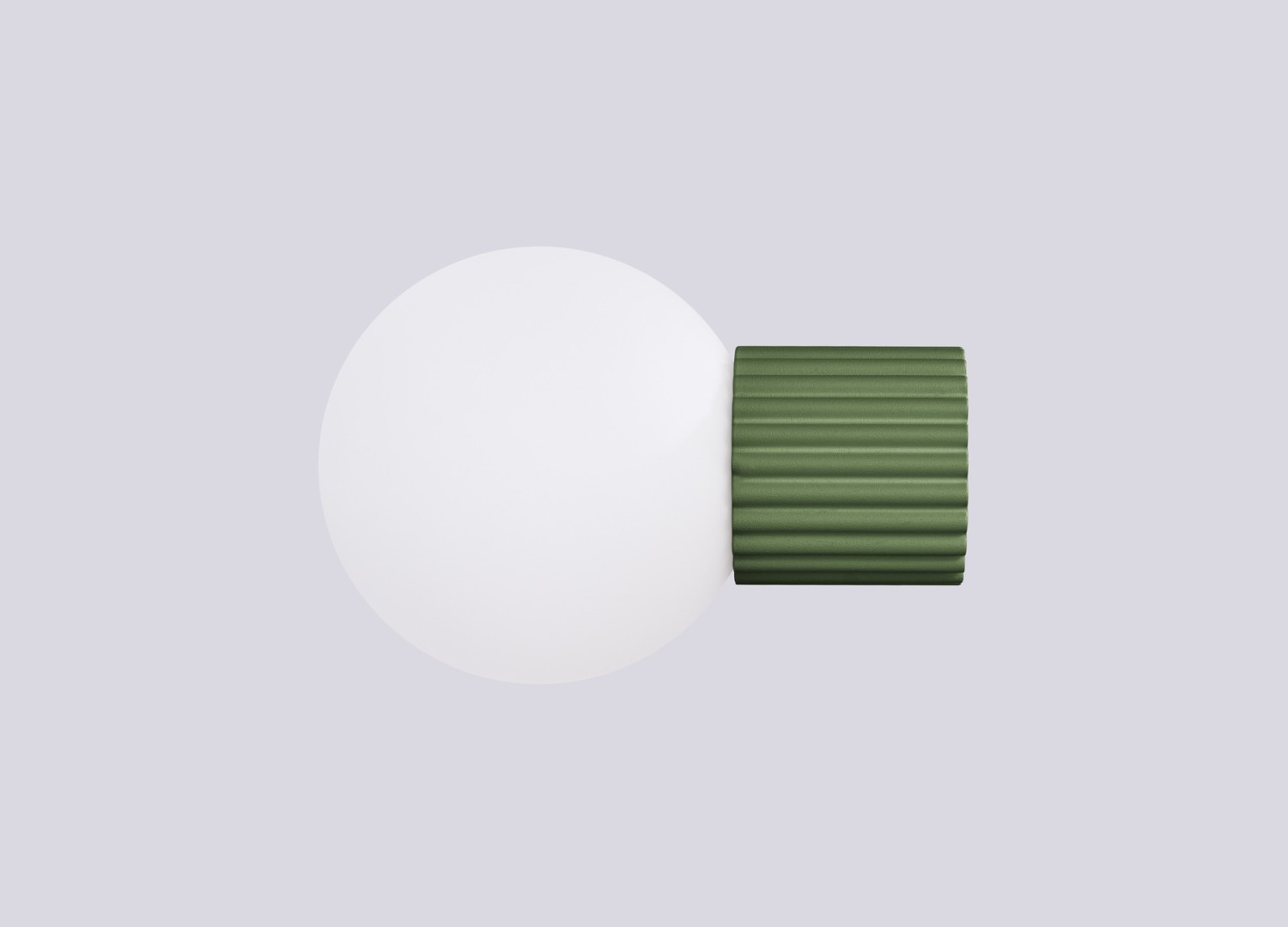 Applique murale HALO vert olive IP44 – vue complémentaire 5