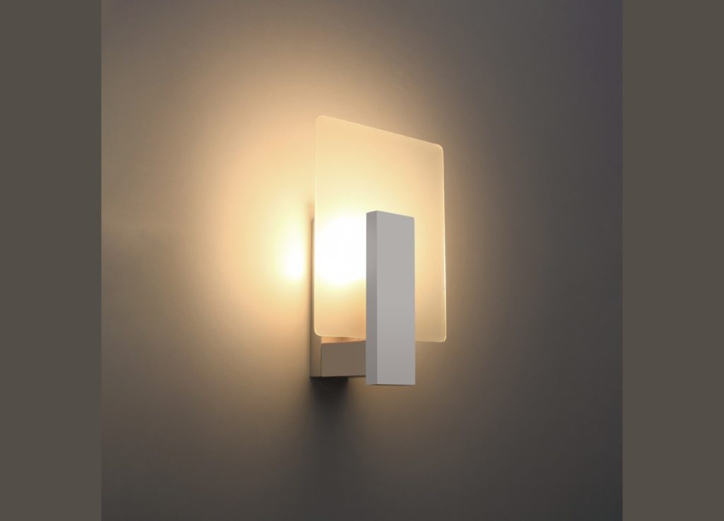 Applique murale LAPPO blanche en bois et verre – vue complémentaire 3