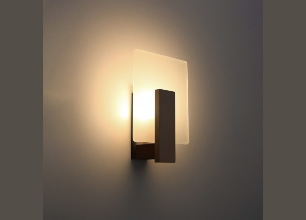 Applique murale LAPPO wengé en bois et verre – vue complémentaire 3