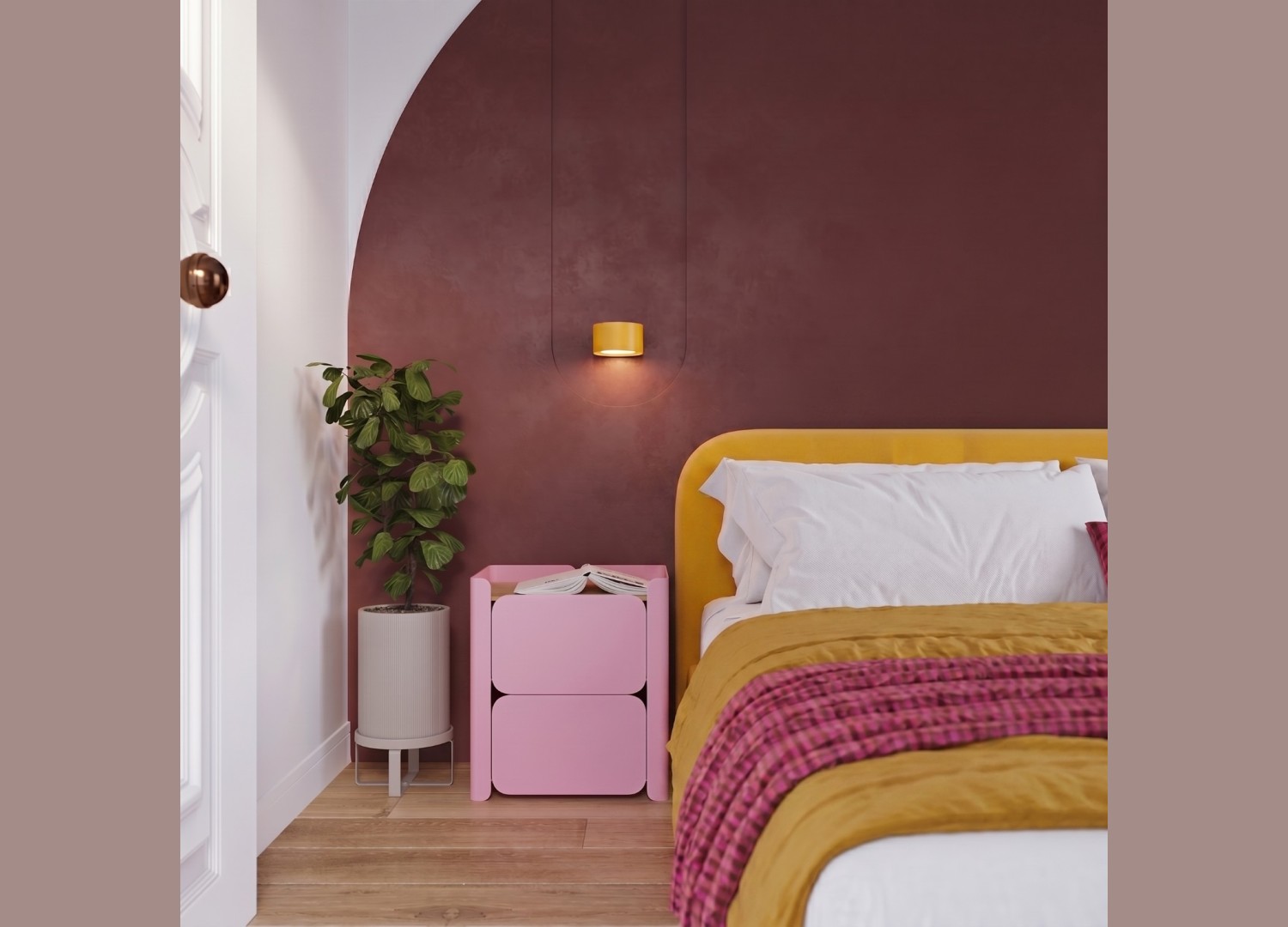 Applique murale MODO 1 jaune GX53 – vue complémentaire 9