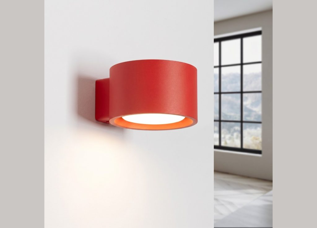 Applique murale MODO 1 rouge GX53