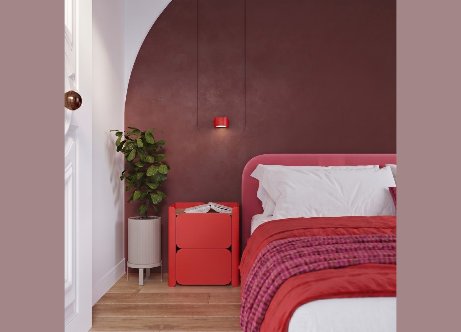 Applique murale MODO 1 rouge GX53 – vue complémentaire 9