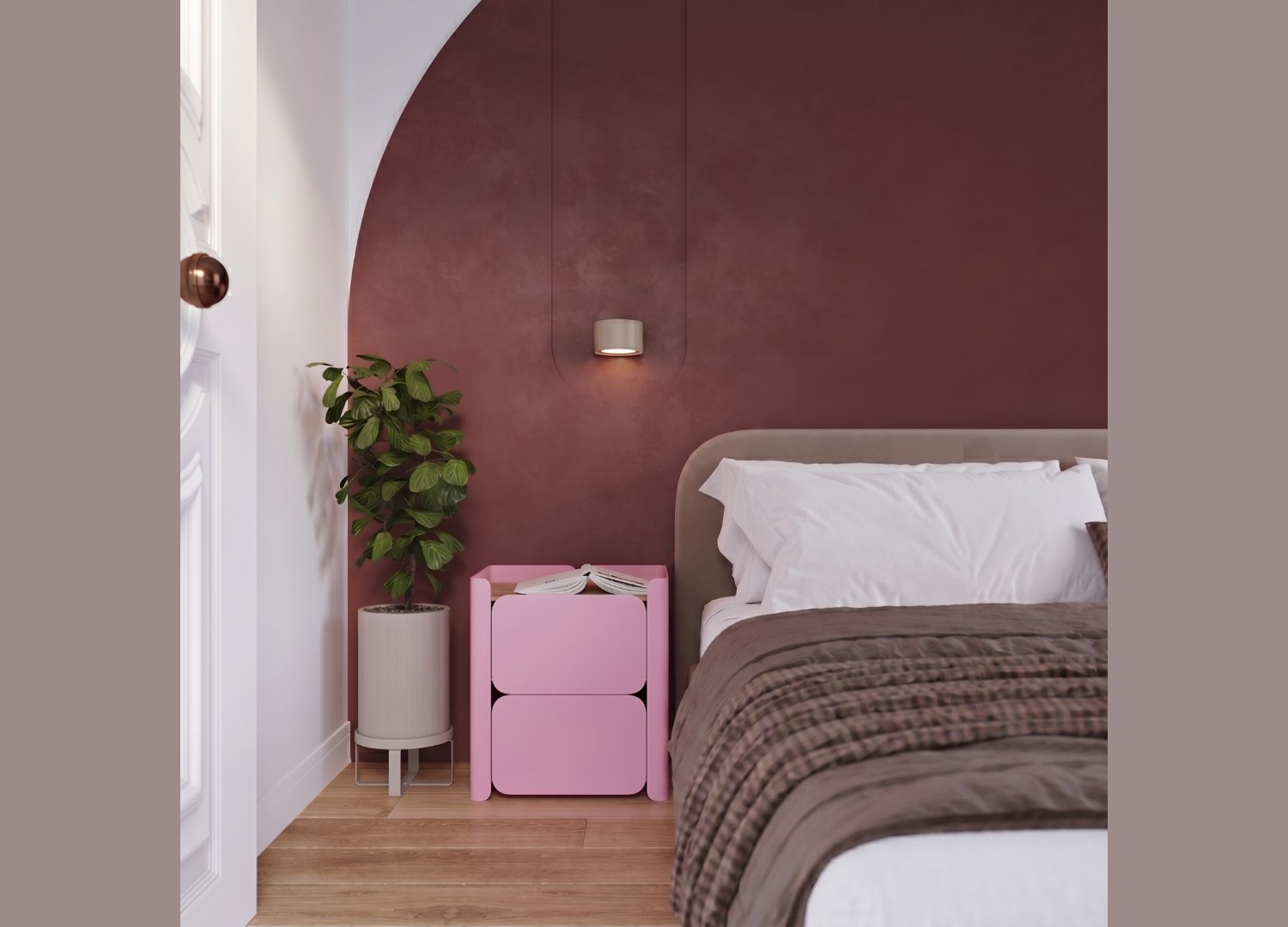 Applique murale MODO 1 taupe GX53 – vue complémentaire 9