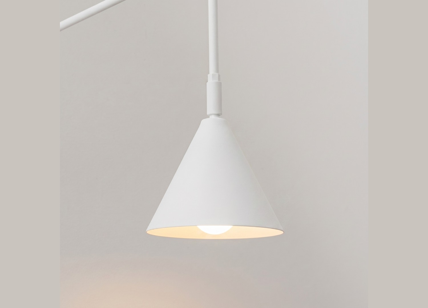 Applique murale NOX 1 blanc avec interrupteur – vue complémentaire 4