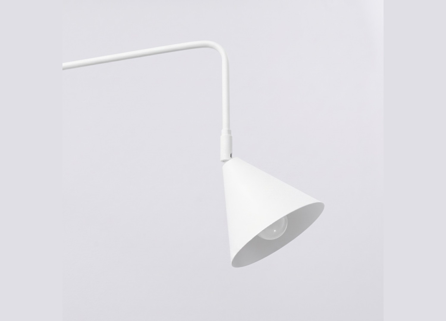 Applique murale NOX 1 blanc avec interrupteur – vue complémentaire 5