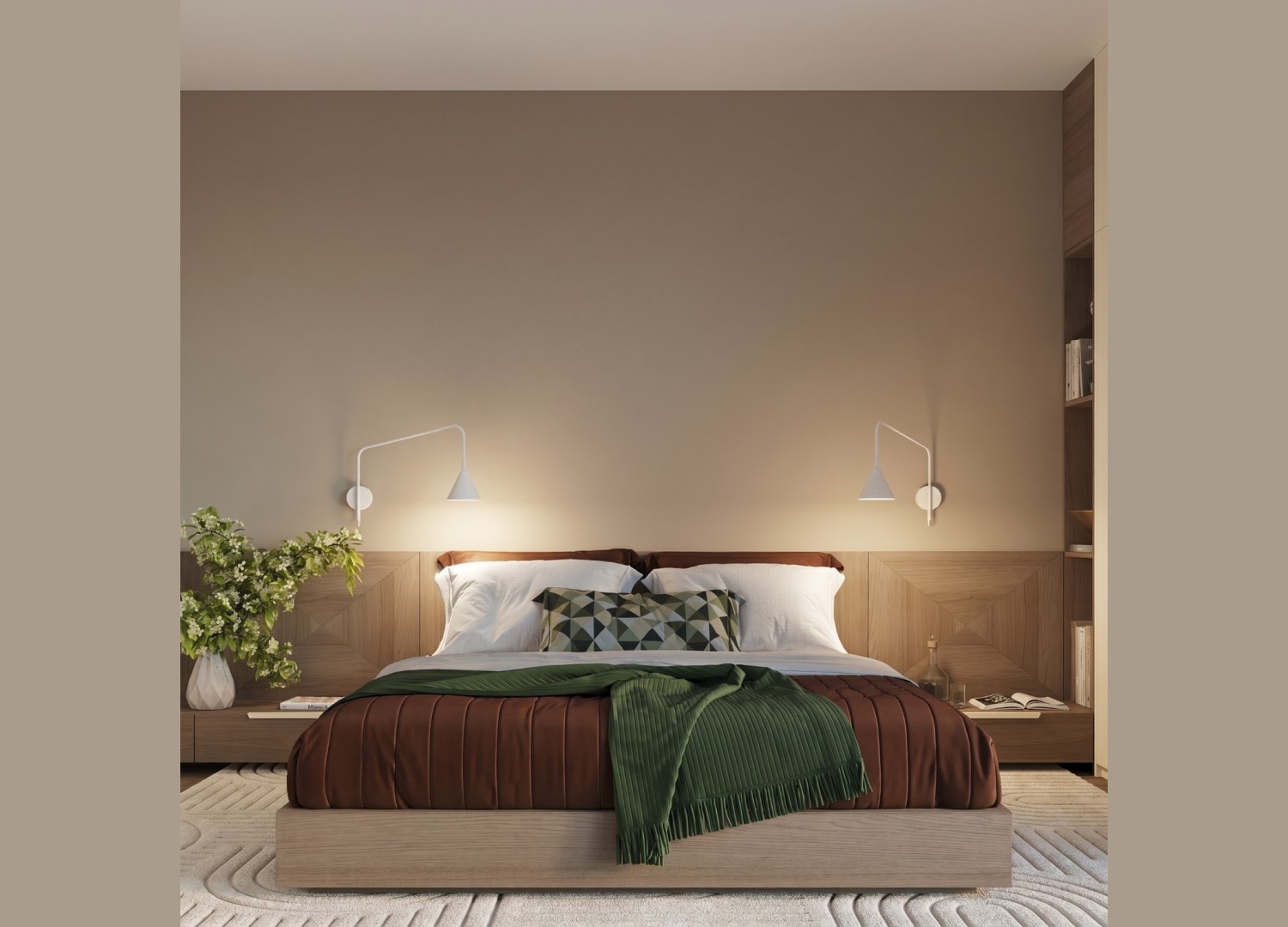 Applique murale NOX 1 blanc avec interrupteur – vue complémentaire 12