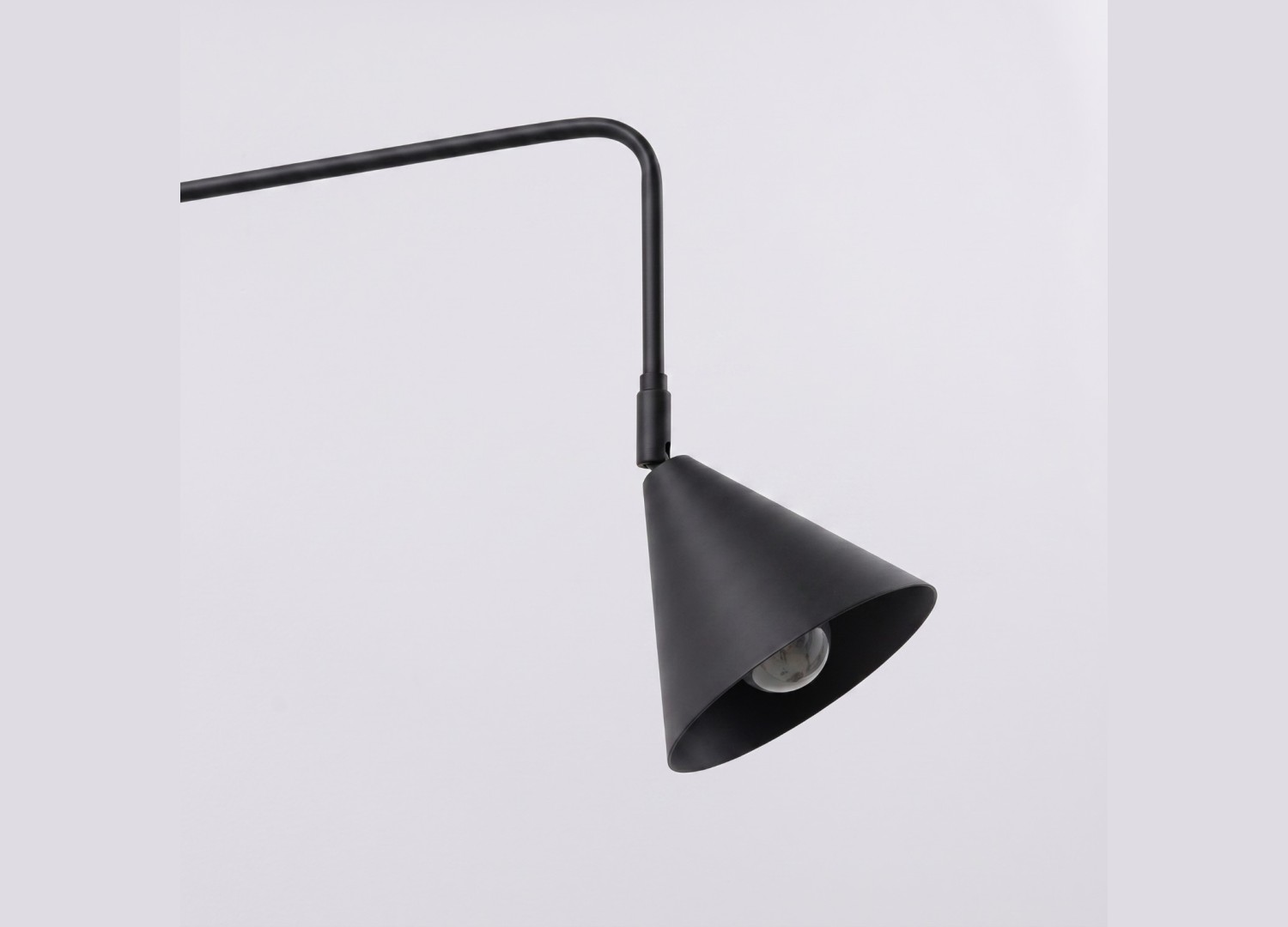 Applique murale NOX 2 noir avec interrupteur – vue complémentaire 5