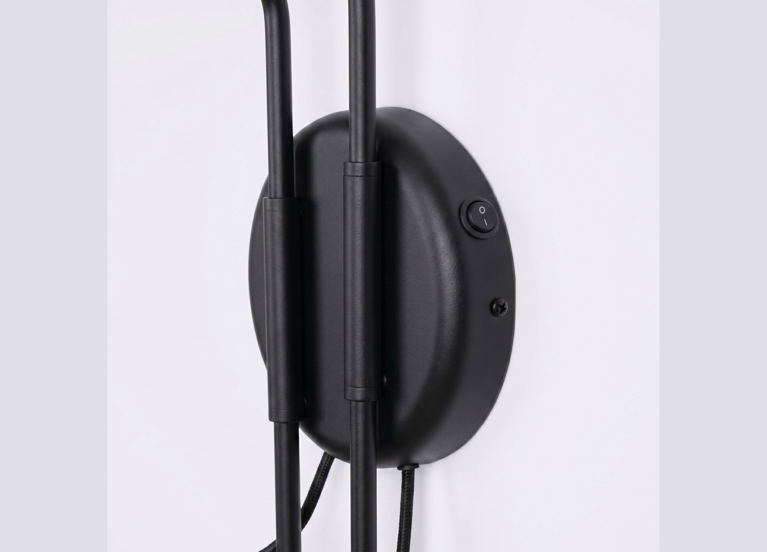 Applique murale NOX 2 noir avec interrupteur – vue complémentaire 7