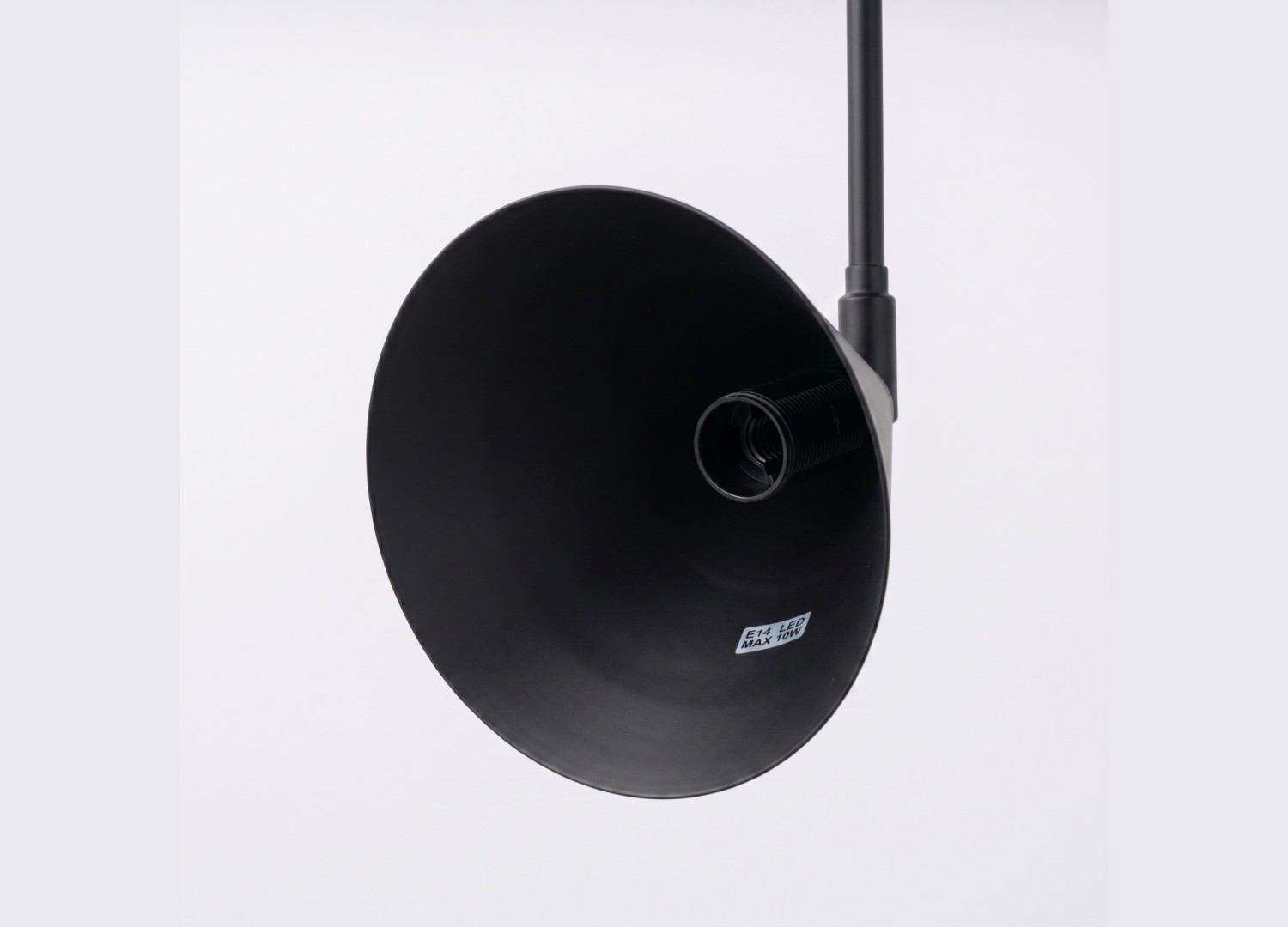 Applique murale NOX 2 noir avec interrupteur – vue complémentaire 8