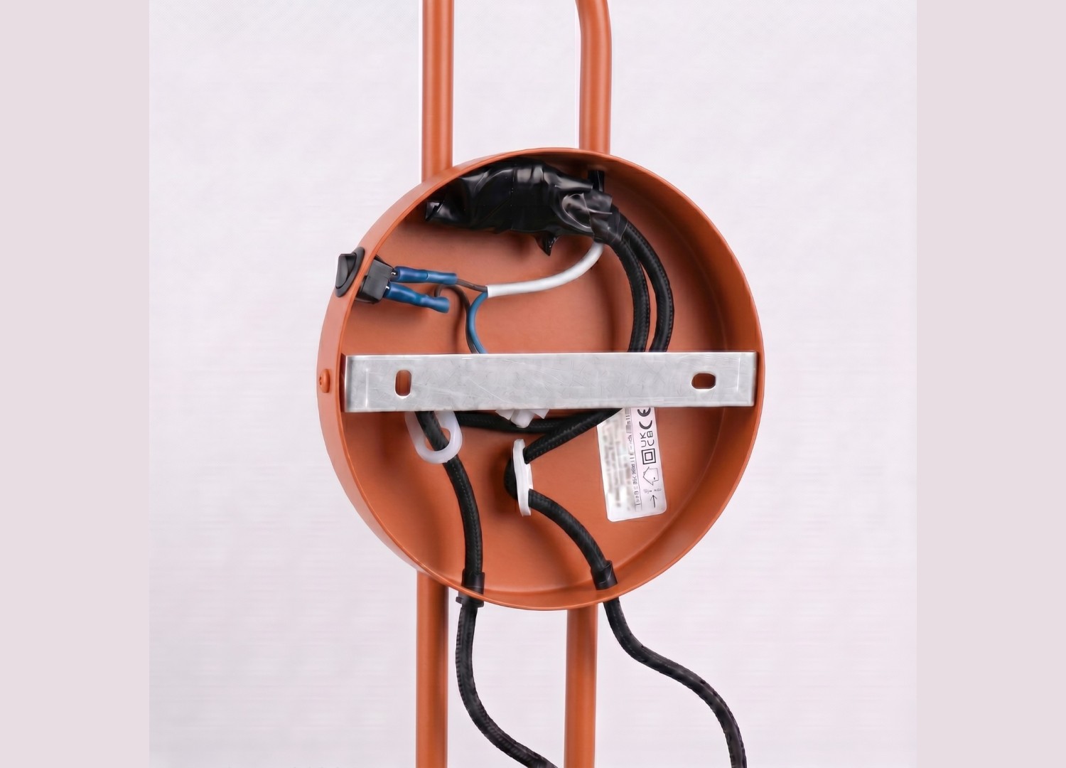 Applique murale NOX 2 ocre rouge avec interrupteur – vue complémentaire 9
