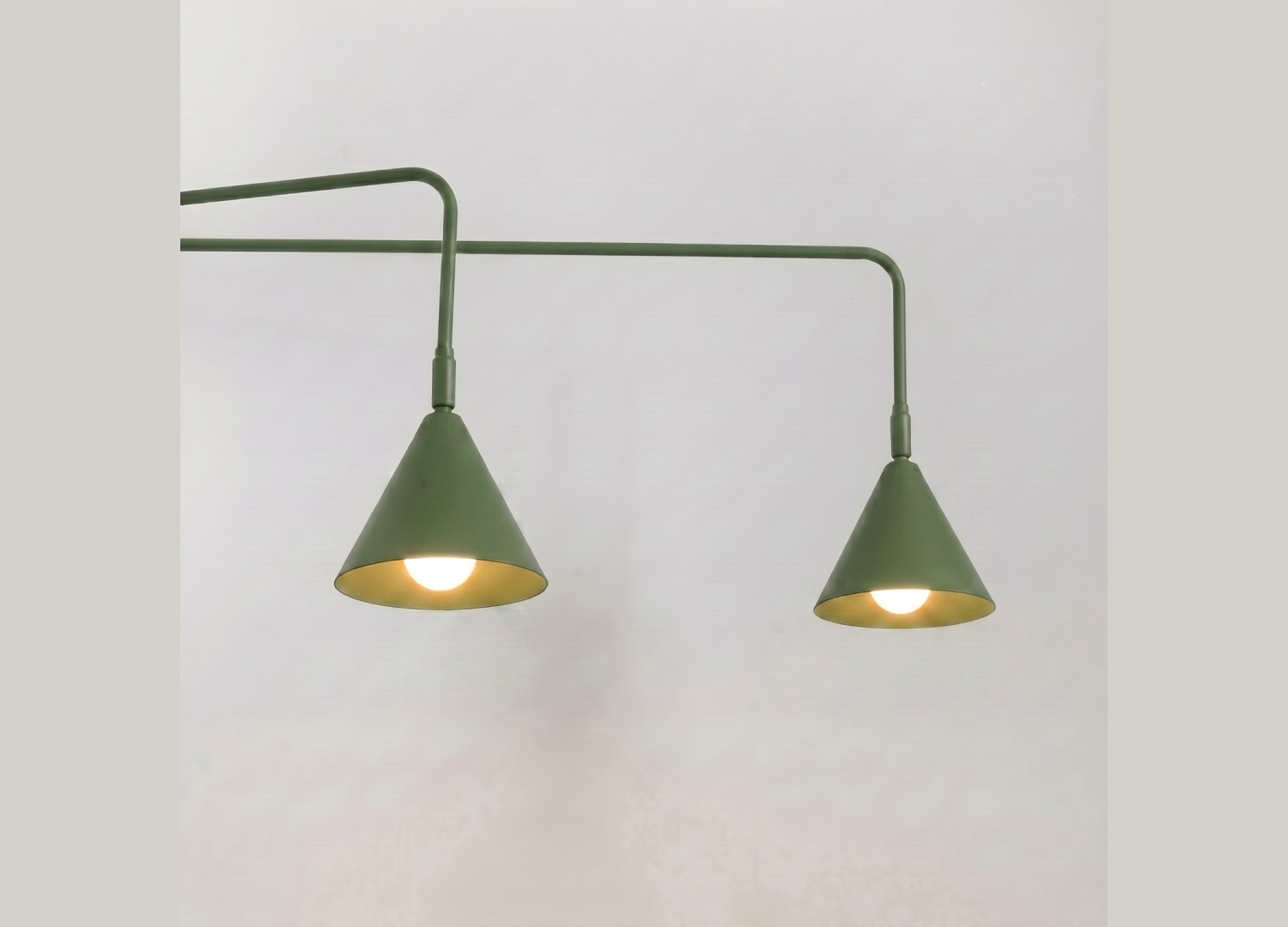 Applique murale NOX 2 vert olive avec interrupteur – vue complémentaire 4