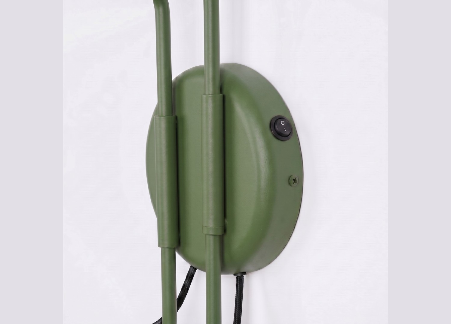 Applique murale NOX 2 vert olive avec interrupteur – vue complémentaire 7
