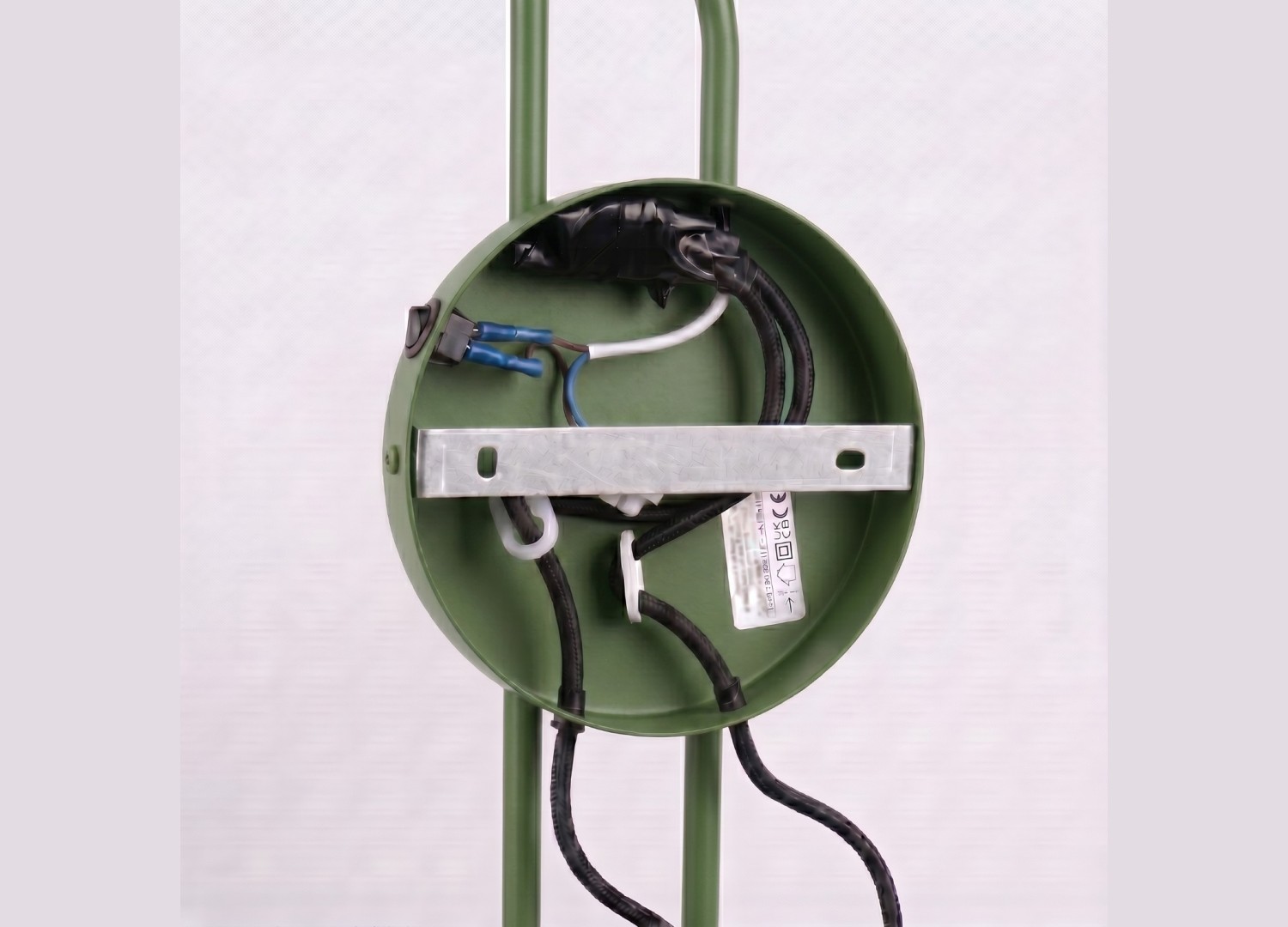 Applique murale NOX 2 vert olive avec interrupteur – vue complémentaire 9