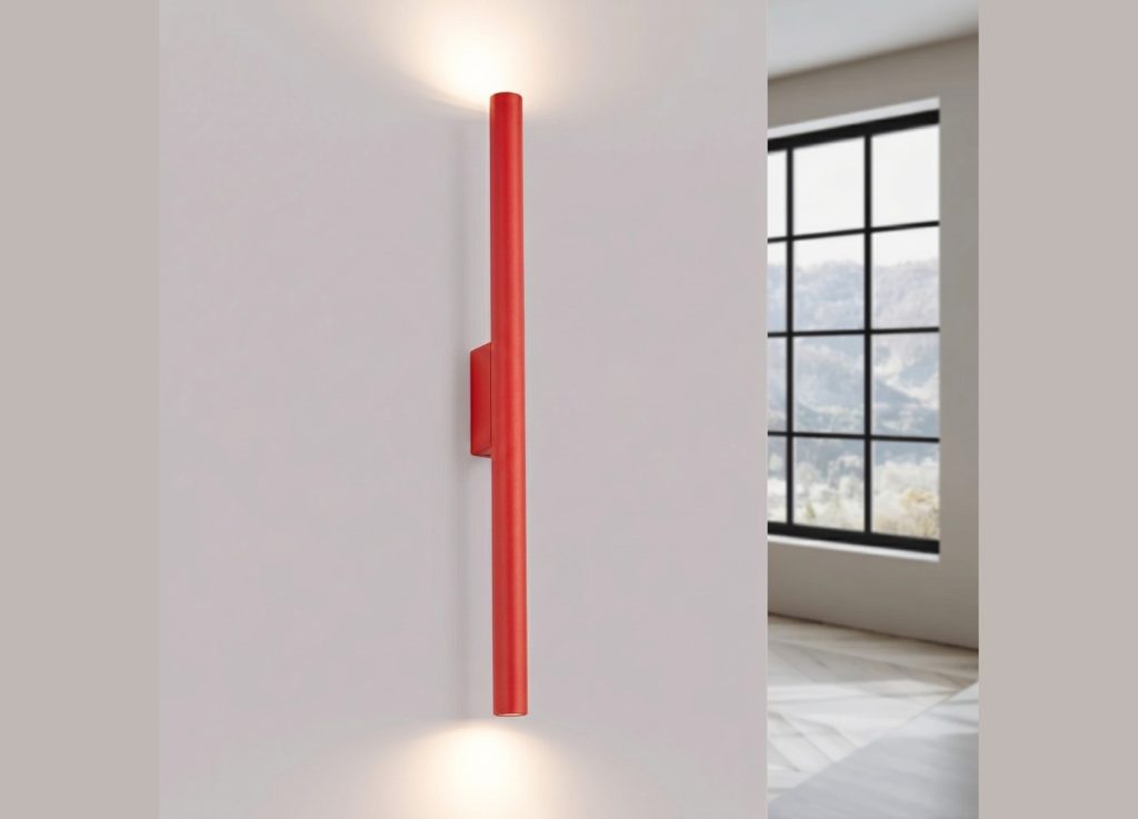 Applique murale PASTELO 2 rouge – vue complémentaire 3