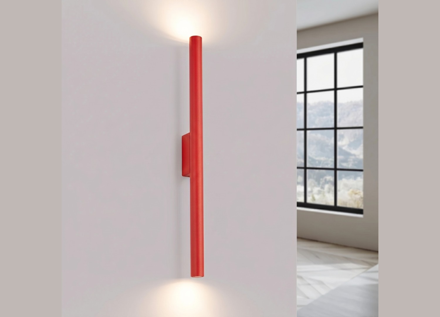 Applique murale PASTELO 2 rouge – vue complémentaire 3