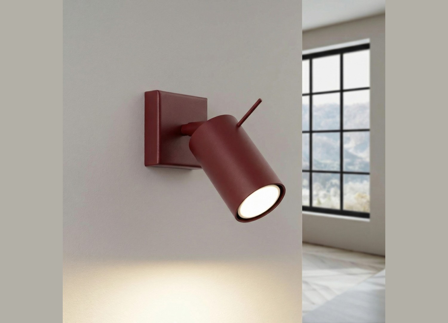 Applique murale RING bordeaux – vue complémentaire 3