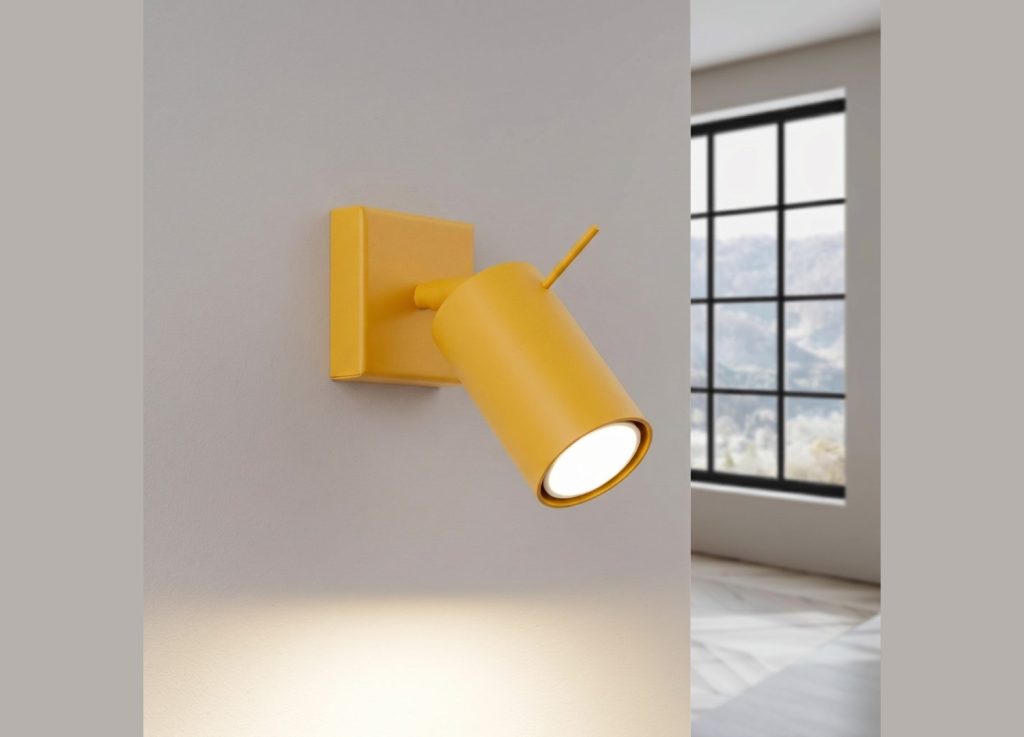 Applique murale RING jaune – vue complémentaire 3