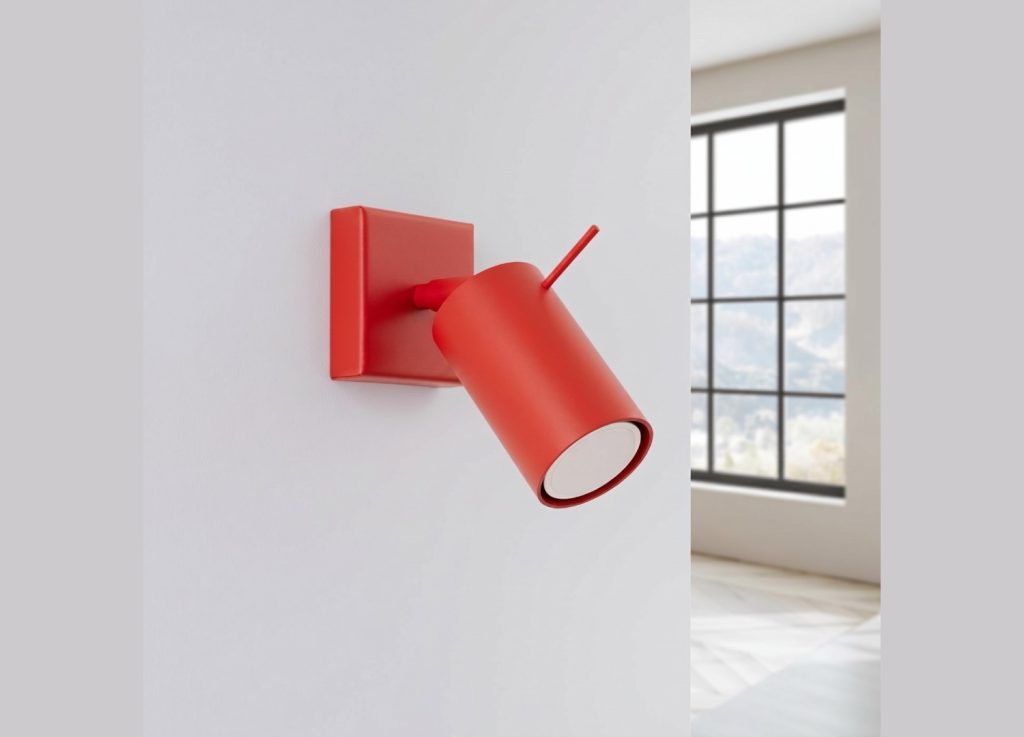 Applique murale RING rouge – vue complémentaire 2