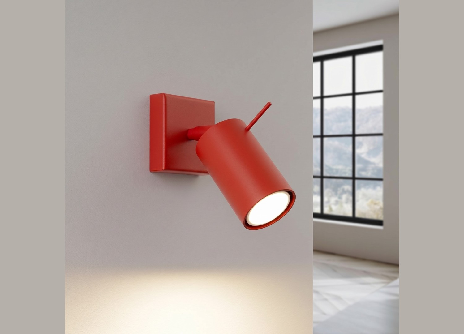 Applique murale RING rouge – vue complémentaire 3