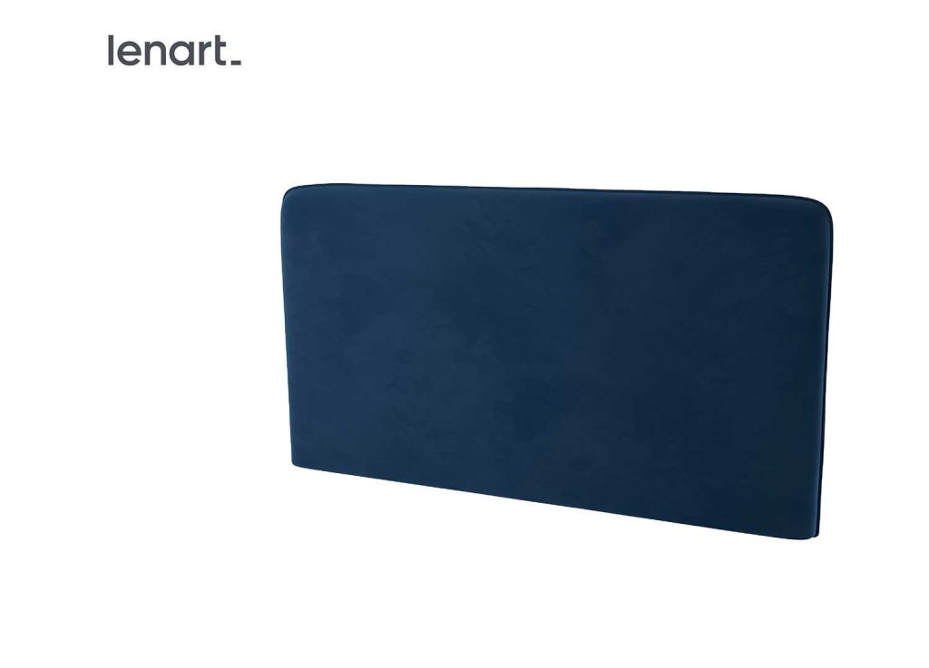 Appui-tête bleu marine rembourré pour lit vertical 140 Bed Concept