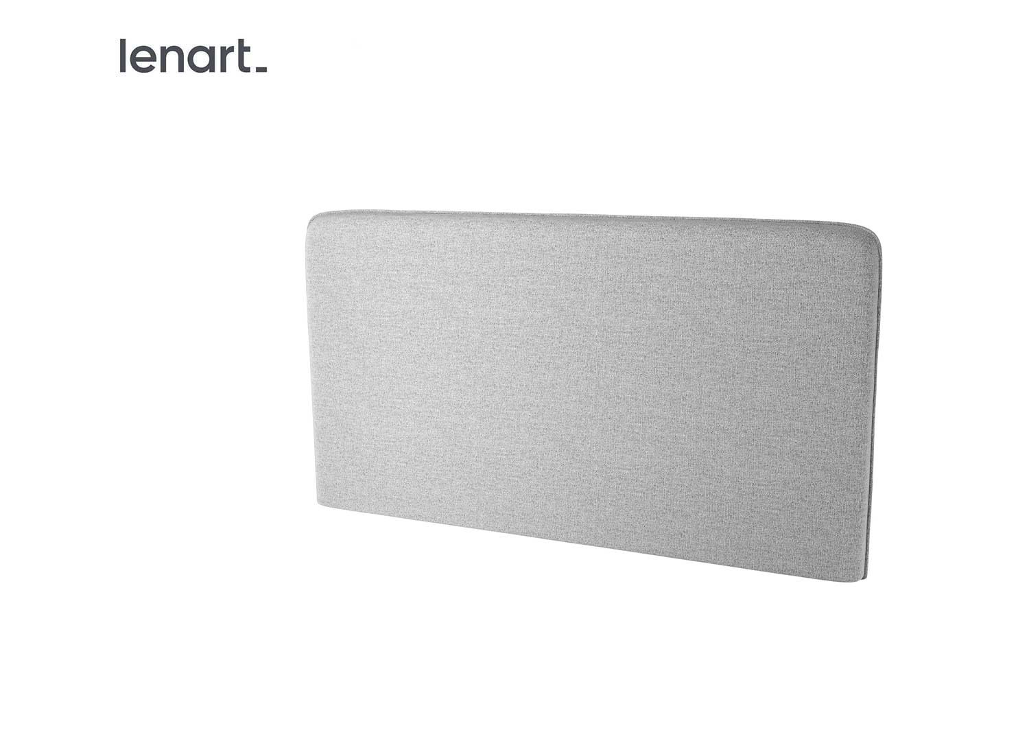 Appui-tête gris rembourré pour lit vertical 140 Bed Concept