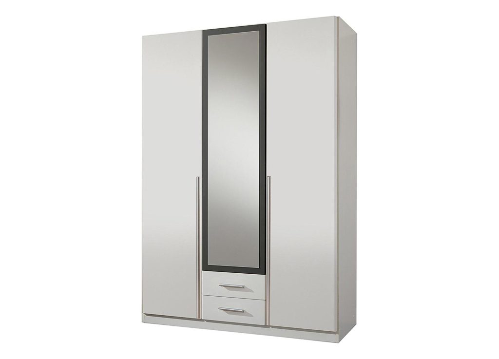 Armoire 3 portes blanche pas cher 135 cm